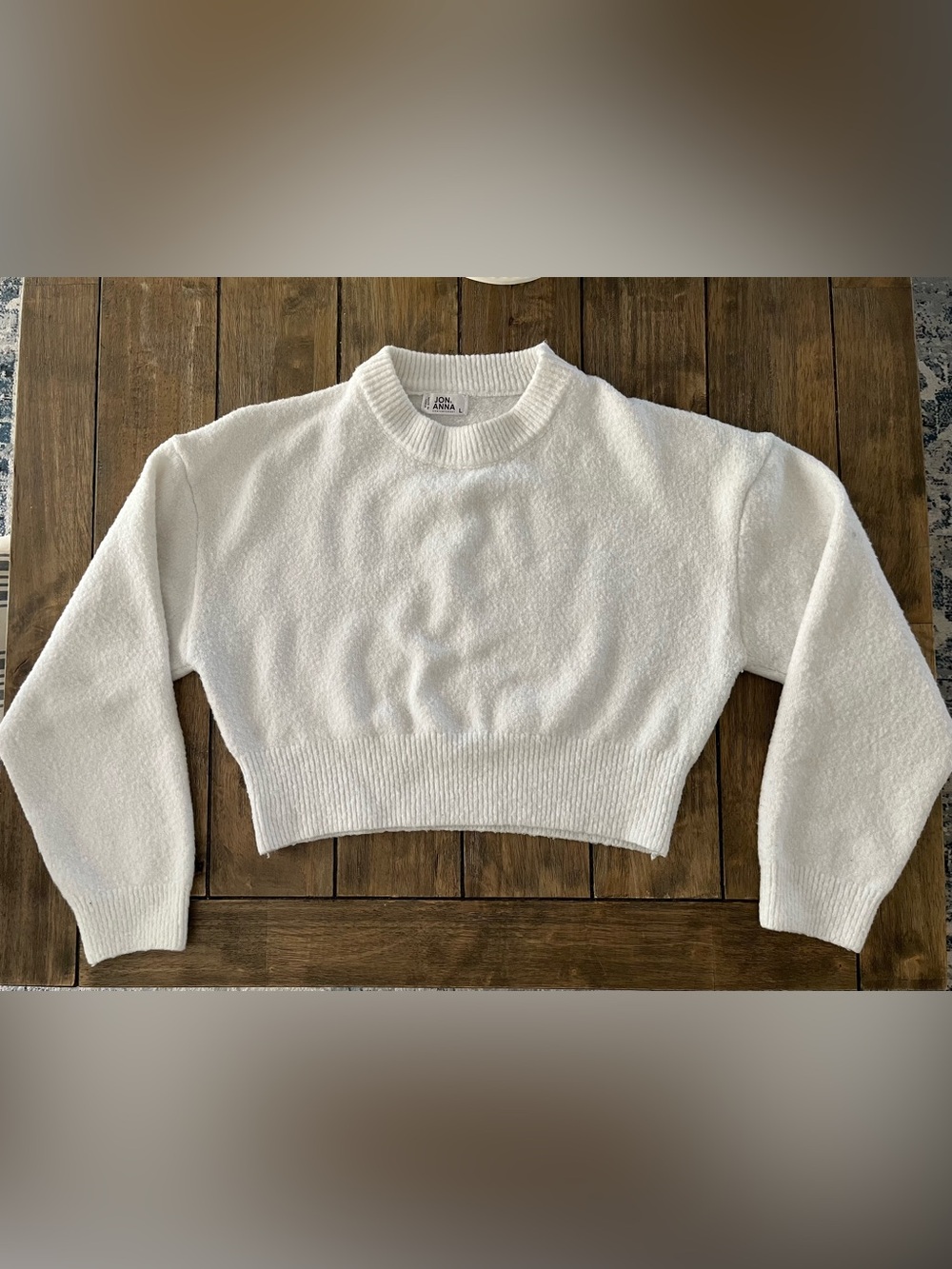 Jon & Anna Women’s Crewneck Short Pullover Sweater size L